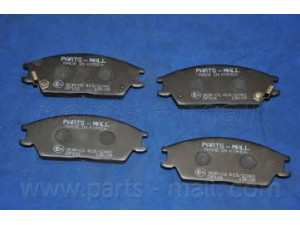 PARTS-MALL PKA-E26 stabdžių trinkelių rinkinys, diskinis stabdys 
 Techninės priežiūros dalys -> Papildomas remontas
581011CA00, 581011CA10