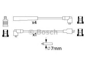 BOSCH 0 986 356 759 uždegimo laido komplektas 
 Kibirkšties / kaitinamasis uždegimas -> Uždegimo laidai/jungtys