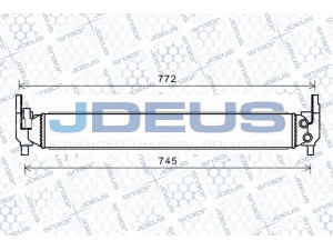 JDEUS 025M14 žemos temperatūros radiat., tarpinis suslėgto oro aušintuvas 
 Variklis -> Oro tiekimas -> Įkrovos agregatas (turbo/superįkrova) -> Žemos temperatūros radiatorius
6R0145805H
