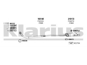 KLARIUS 630173E išmetimo sistema 
 Išmetimo sistema -> Išmetimo sistema, visa
