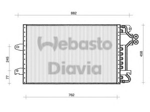 WEBASTO 82D0225030A kondensatorius, oro kondicionierius