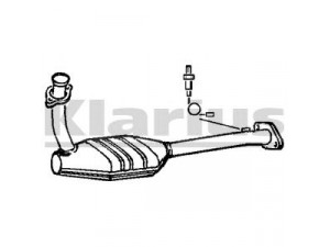 KLARIUS 380877 katalizatoriaus keitiklis 
 Išmetimo sistema -> Katalizatoriaus keitiklis
7700410741