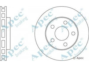 APEC braking DSK805 stabdžių diskas 
 Dviratė transporto priemonės -> Stabdžių sistema -> Stabdžių diskai / priedai
569019, 569057, 90542181, 9195293