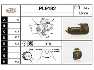 SNRA PL9182 starteris
1161473, 1174631, 51262017052, 51262017099