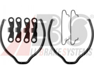 A.B.S. 0721Q priedų komplektas, stovėjimo stabdžių trinkelės 
 Stabdžių sistema -> Rankinis stabdys
33407210