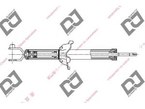 DJ PARTS DS1319GT amortizatorius 
 Pakaba -> Amortizatorius
52610SV5J01, 52611SM5A03, 52611SM5A14