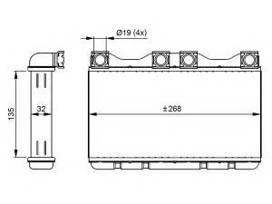NRF 54283 šilumokaitis, salono šildymas 
 Šildymas / vėdinimas -> Šilumokaitis
64118373175, 8373175
