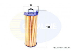 COMLINE EOF244 alyvos filtras 
 Techninės priežiūros dalys -> Techninės priežiūros intervalai
955.107.222.00, 057115561M