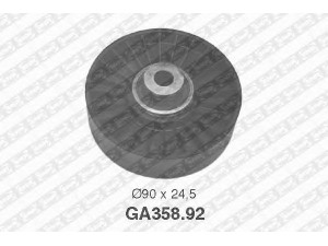 SNR GA358.92 kreipiantysis skriemulys, V formos rumbuotas diržas 
 Diržinė pavara -> V formos rumbuotas diržas/komplektas -> Laisvasis/kreipiamasis skriemulys
73501924, 60610908, 60812515, 73501924