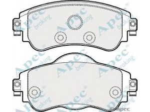 APEC braking PAD1813 stabdžių trinkelių rinkinys, diskinis stabdys 
 Techninės priežiūros dalys -> Papildomas remontas
4254A9