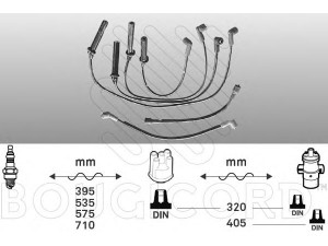 BOUGICORD 6518 uždegimo laido komplektas 
 Kibirkšties / kaitinamasis uždegimas -> Uždegimo laidai/jungtys
8817520