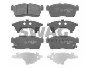 SWAG 88 91 6662 stabdžių trinkelių rinkinys, diskinis stabdys 
 Techninės priežiūros dalys -> Papildomas remontas
04465-B2050