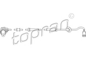 TOPRAN 109 757 jutiklis, rato greitis 
 Stabdžių sistema -> Vairavimo dinamikos kontrolė
8D0 927 807A, 8D0 927 807C