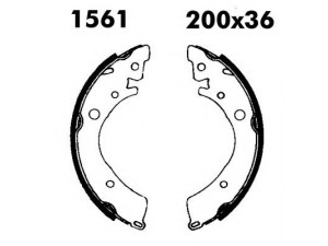 BSF 01561 stabdžių trinkelių komplektas 
 Techninės priežiūros dalys -> Papildomas remontas
064B3SA5670, 43153SA5013, 43153SA5671