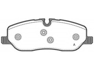 OPEN PARTS BPA1158.00 stabdžių trinkelių rinkinys, diskinis stabdys 
 Techninės priežiūros dalys -> Papildomas remontas
LR019618, SFP500010