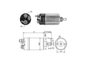 ERA 227413 solenoidinis jungiklis, starteris 
 Elektros įranga -> Starterio sistema -> Solenoidinis jungiklis
311 911 287