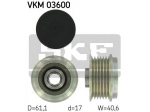 SKF VKM 03600 laisvos eigos sankaba, kint. sr. generatorius 
 Diržinė pavara -> Laisvos eigos sankaba, kint. sr. generatorius
77 01 207 807, 77 01 477 502, 31251071
