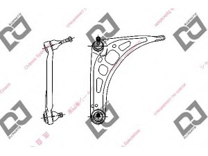 DJ PARTS DA1143 vikšro valdymo svirtis 
 Ašies montavimas/vairavimo mechanizmas/ratai -> Valdymo svirtis/pasukamosios svirties sujungimas -> Vairo trauklės (valdymo svirtis, išilginis balansyras, diago
31121094465, 31126751317, 31126752717