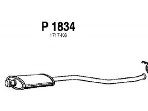 FENNO P1834 vidurinis duslintuvas 
 Išmetimo sistema -> Duslintuvas
1717-K6