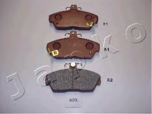 JAPKO 50430 stabdžių trinkelių rinkinys, diskinis stabdys 
 Techninės priežiūros dalys -> Papildomas remontas
GBP90314AF