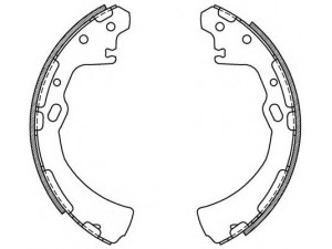 OPEN PARTS BSA2144.00 stabdžių trinkelių komplektas 
 Techninės priežiūros dalys -> Papildomas remontas
069022810, 4406005N25, 4406008G25