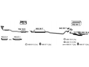 ERNST 050402 išmetimo sistema 
 Išmetimo sistema -> Išmetimo sistema, visa