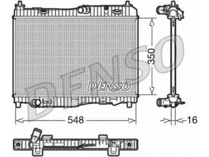 DENSO DRM10006 radiatorius, variklio aušinimas 
 Aušinimo sistema -> Radiatorius/alyvos aušintuvas -> Radiatorius/dalys
1573215, 1671390, 1772863, 8V518005DF