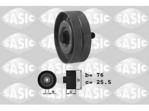 SASIC 1626117 kreipiantysis skriemulys, V formos rumbuotas diržas 
 Diržinė pavara -> V formos rumbuotas diržas/komplektas -> Laisvasis/kreipiamasis skriemulys
38940PLZD00, 1854421, 6854427, 97184930