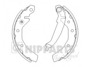 NIPPARTS J3500905 stabdžių trinkelių komplektas 
 Techninės priežiūros dalys -> Papildomas remontas
96268686