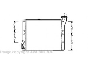 AVA QUALITY COOLING VW2054 radiatorius, variklio aušinimas 
 Aušinimo sistema -> Radiatorius/alyvos aušintuvas -> Radiatorius/dalys
075121253D, 075121253J