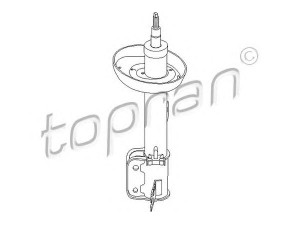 TOPRAN 205 462 amortizatorius 
 Pakaba -> Amortizatorius
03 44 306, 03 44 310, 3 44 306