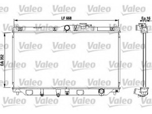 VALEO 731076 radiatorius, variklio aušinimas 
 Aušinimo sistema -> Radiatorius/alyvos aušintuvas -> Radiatorius/dalys
19010-P45-505, 19010-PT0-003, 19010-PT0-013