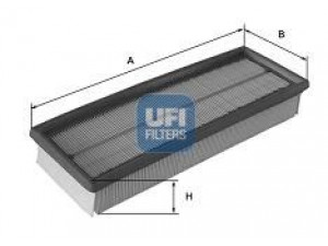 UFI 30.187.00 oro filtras 
 Filtrai -> Oro filtras
1K0129620D, 1K0129620F, 1K0129620G