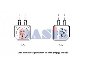 AKS DASIS 046005N alyvos aušintuvas, variklio alyva 
 Aušinimo sistema -> Radiatorius/alyvos aušintuvas -> Alyvos aušintuvas
028117021E, 028117021H