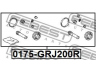 FEBEST 0175-GRJ200R remonto komplektas, stabdžių apkaba 
 Stabdžių sistema -> Stabdžių matuoklis -> Stabdžių matuoklio montavimas
04479-60270