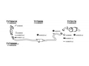 VENEPORTE 700143 išmetimo sistema 
 Išmetimo sistema -> Išmetimo sistema, visa