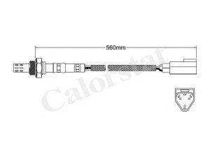 CALORSTAT by Vernet LS130148 lambda jutiklis 
 Variklis -> Variklio elektra
6745888, 90GB9F472BB