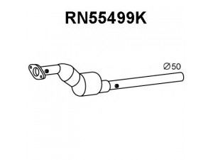 VENEPORTE RN55499K katalizatoriaus keitiklis 
 Išmetimo sistema -> Katalizatoriaus keitiklis
200102239R