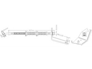 REMKAFLEX 3805 stabdžių žarnelė 
 Stabdžių sistema -> Stabdžių žarnelės
SHB101200
