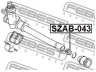 FEBEST SZAB-043 montavimas, vairavimo pavara
48541-82H10
