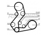 ROULUNDS RUBBER RR1191K4 paskirstymo diržo komplektas 
 Techninės priežiūros dalys -> Papildomas remontas
1110999, YS4J6K288BA