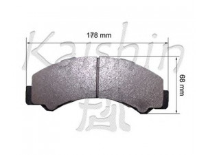 KAISHIN FK4054 stabdžių trinkelių rinkinys, diskinis stabdys
8973652610, 8973783510, 8980912710