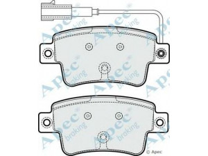 APEC braking PAD1776 stabdžių trinkelių rinkinys, diskinis stabdys 
 Techninės priežiūros dalys -> Papildomas remontas
77365464
