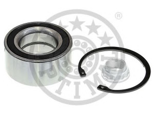 OPTIMAL 402116 rato guolio komplektas 
 Ašies montavimas/vairavimo mechanizmas/ratai -> Rato stebulė/montavimas -> Rato guolis
1243500749, 129 350 00 49, 129 980 00 16