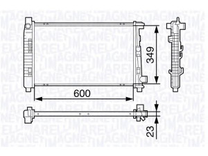 MAGNETI MARELLI 350213132000 radiatorius, variklio aušinimas 
 Aušinimo sistema -> Radiatorius/alyvos aušintuvas -> Radiatorius/dalys
1685001102, 1685001302