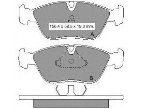 VEMA 835870 stabdžių trinkelių rinkinys, diskinis stabdys 
 Techninės priežiūros dalys -> Papildomas remontas
271587, 2715878