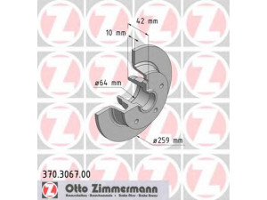 ZIMMERMANN 370.3067.00 stabdžių diskas 
 Dviratė transporto priemonės -> Stabdžių sistema -> Stabdžių diskai / priedai
G311-26-251A, GM09-26-251B
