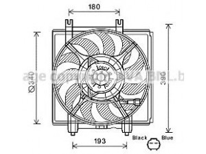 AVA QUALITY COOLING SU7515 ventiliatorius, radiatoriaus 
 Aušinimo sistema -> Oro aušinimas
73310FG001, 73310FJ002, 73310FJ003
