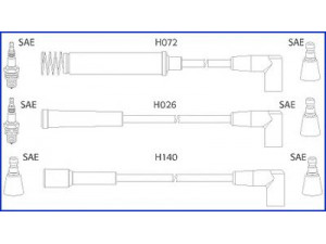 HITACHI 134202 uždegimo laido komplektas 
 Kibirkšties / kaitinamasis uždegimas -> Uždegimo laidai/jungtys
1612459, 1612479, 1612524, 1612539