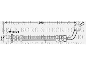 BORG & BECK BBH7286 stabdžių žarnelė 
 Stabdžių sistema -> Stabdžių žarnelės
9094702834, 9094702C16